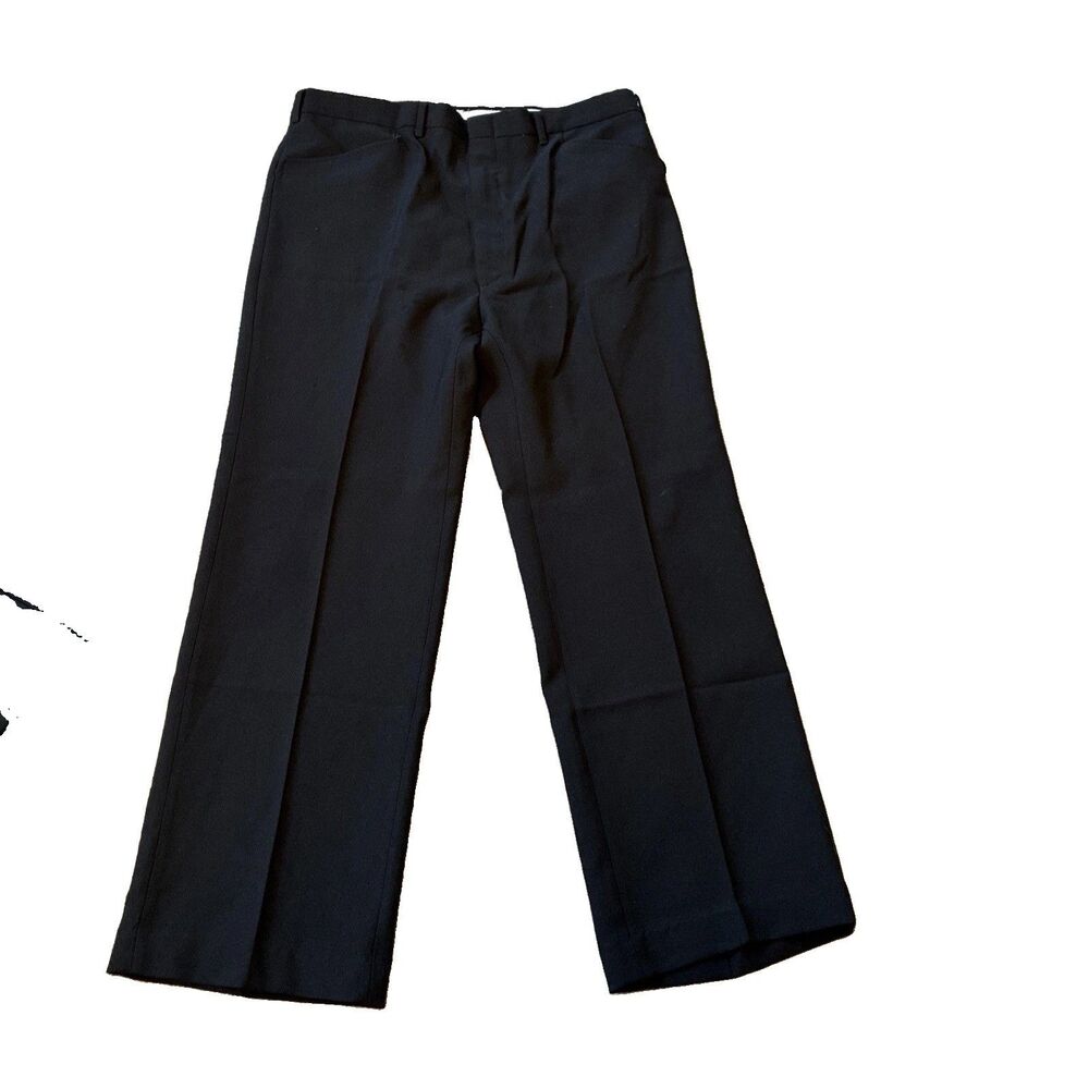 VTG retro 1993 Reed St James Suit Pants Waist Size 36 Inseam 28” Black Trousers